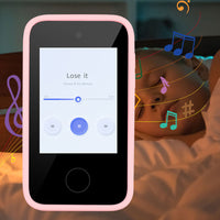 Kids Dual Camera Smart Phone Toys Touchscreen Cell Phone Learning Toy Pink