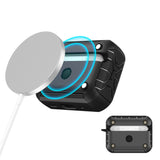 Compatible with Airpods Pro 3 Case Automatic Lock with with Carabiner Clip and Kickstand Black