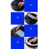 4-Mode Vacuum Robot Cleaner with Remote Control White