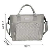 11L Large Insulated Lunch Bag – Thermal Lunch Box Leakproof Cooler Tote for Work Grey