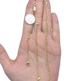 20Pcs Set Necklace Extenders and Clasps for Bracelet Chain Extension Jewelry Repair Kit Gold