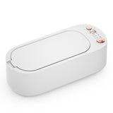 45KHz Ultrasonic Jewelry Cleaning Machine for Jewelry Eyeglasses Rings White