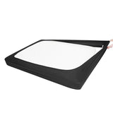 Elastic Box Spring Cover 4 Sides Wrap Around Bed Skirt Dark Gray