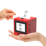 Thermal Mini Printer AI Voice Inkless Sticker with 2.4in Screen Red