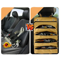 Portable Roll Up Tool Bag Hardware Repair Tool Organizer for Electrician Mechanic Khaki
