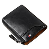 RFID Shielding PU Wallet Anti-theft Cash Credit Card Holder ID Purse Black
