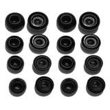 8 Pairs Silicone Ear Tips Compatible With AirPods Pro 1 and 2 Comfortable Replacement Ear Tips Black