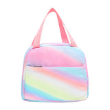 3PCS  Backpack Set with School Bag  Lunch Bag & Pencil Case Rainbow