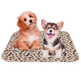 Washable Waterproof Puppy Training Pads – Quick-Absorb Reusable Dog Pee Mat Brown