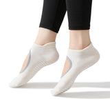 4 Pairs of Pilates Socks Silicone Grip Socks for Women Ankle Yoga Socks for Yoga Dance