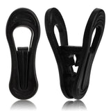 30 PCS Anti Slip Clips for Garments Socks Snacks Hanger Clips for Home Black