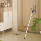 Adjustable Door Security Bar Sliding Stopper Bar for Home Apartment Travel Hotel White