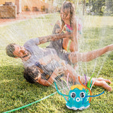 Outdoor Water Spray Sprinkler Funny Octopus Sprinkler Toys Green