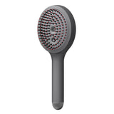 Rechargeable Electric Scalp Massager Comb with Red Light Therapy and LCD Display Gray
