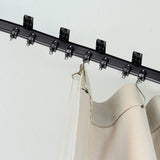 5M Flexible Ceiling Curtain Track Bendable Curtain Rail Kit with Rollers and Hooks