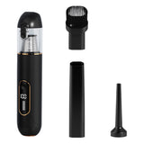 2-Mode Adjustable Cordless Handhtaeld Vacuum Cleaner Set Portable Digital Display Dust Cleaner for Car Home