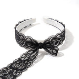 10 Yards Elastic Stretch Lace Trim Floral Ribbon for Sewing DIY Black