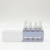 Travel Bottles with Case for Compact & Portable Travel Toiletries Blue