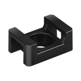 500 PCS Cable Tie Base Wire Clips Mounts for Wire Management Black