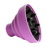 Universal Silicone Diffuser Foldable for Hair Dryer 4-5cm Nozzle Purple
