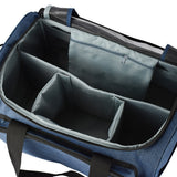 Yarn Storage Bag Wool Tote with Hooks Needles & Accessories Organizer Blue