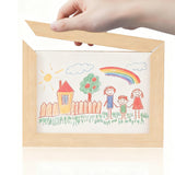 Removable Clip Kids Picture Frame A4 Artwork Display - Beige
