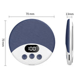 Under Pillow Bluetooth Speaker Bluetooth 5.4 Wireless Speaker with Timer Blue