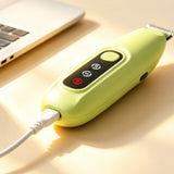 Electric Pet Paw Trimmer with 18mm Ceramic Blade and LED Light Green