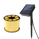 5 Meter Solar LED Strip Lights for Garden Steps Stairs Pool and Pergola Decoration Warm White