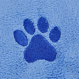 70x140cm Microfiber Dog Towels for Drying Dogs Shower & Bath Supplies Blue
