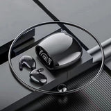 Wireless Bluetooth Sleep Earbuds Invisible Side-Sleeper Headphones Black