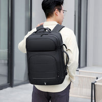 Large Capacity Expandable Business Luggage Backpack Water-repellent Travel Bag Laptop Bag