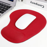 Ergonomic Non-Slip Mouse Pad with Silicone Wrist Rest for Computer Red