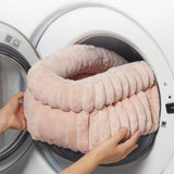 Donut Plush Pet Bed Soft Warm Nest for Cats Dogs Pink