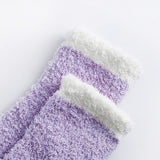 4 Pairs of Women Soft Warm Indoor Socks Stretchy Cozy Home Slipper Socks