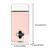 Smart Timer Lock Box for Phone Portable Smartphone Storage Box for Study Office Classroom Pink