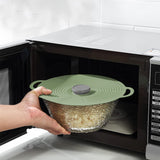 Anti-dust Silicone Lids Suction Seal Lids Food Storage Cover for Cups Bowls Plates Pots