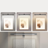 Rechargeable Wireless LED Wall Picture Light with Motion Sensor for Art Black