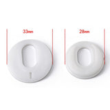 Toilet Seat Hinge Bolts Fixing Kit Plastic with Nuts Washers