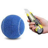 4PCS Walker Tennis Balls Precut Tennis Balls for Walkers for Furniture Legs and Floor Protection Blue