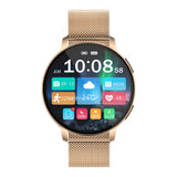 Smart Watch for Women with Bluetooth Calls Fitness Tracker and Sleep Monitor Gold