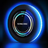 Light Up Flying Disc Rechargeable 50 LEDs Lighting Flying Toy for Patio Lawn Outdoor Games Blue