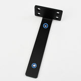 2Pcs Floating Shelf Brackets 0.4 cm Thick for Shelves Support DIY Medium