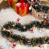 5M Christmas LED Garland – 50 Warm White Lights for Indoor & Outdoor Tree Decoration Style 3