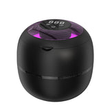 Ultrasonic Retainer Cleaner Machine 45kHz Ultrasonic Dentures Cleaner for Night Guards Braces  Aligner Black