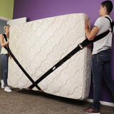 5cm Wide Furniture Moving Straps Set with 270kg Capacity Black