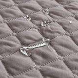 Plaid Water-resistant Sofa Cover for Pet Couch Cover Dogs Bed Cushion Gray