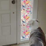 2Pcs Glass Window Privacy Static Cling Frosted Sticker Covering Film Style 2