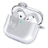 Earphones Case for Apple AirPods 4 – Soft TPU Clear Protective Case Transparent