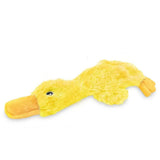 Interactive Plush Duck Dog Toy – Chew Toy for Small Dogs Yellow